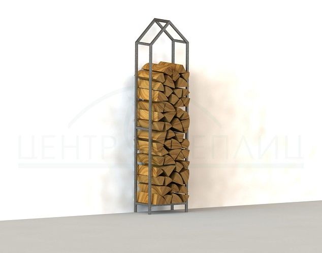Дровники Дровник подвесной "Домик"