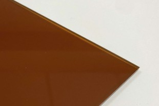Монолитный поликарбонат Borrex "Оптимальный" толщина 4 мм, бронза йод